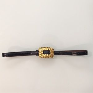 BARRY KIESELSTEIN cord square buckle belt